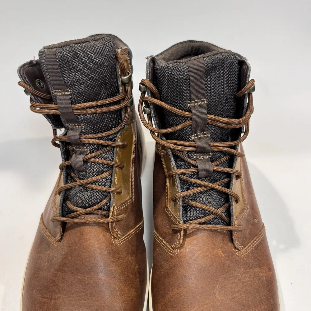 Timberland Boots Men's Size 13 Toffee Brown Leather Parker Street Sneaker‎ Shoes